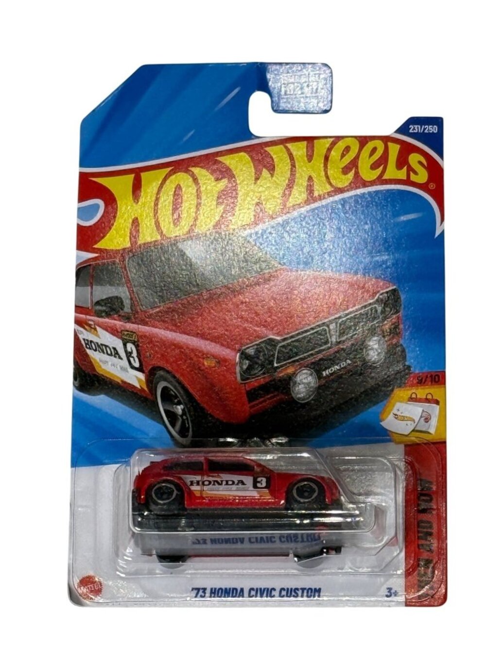 Hot Wheels ’73 Honda Civic Custom | Then & Now | 237/250 | NOC
